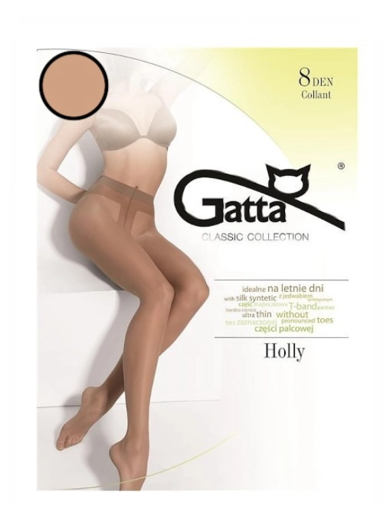 Rajstopy damskie 8 DEN Gatta Holly antylopa – ujęcie 2