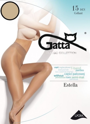 Rajstopy damskie 15 DEN Gatta Estella beige – ujęcie 2
