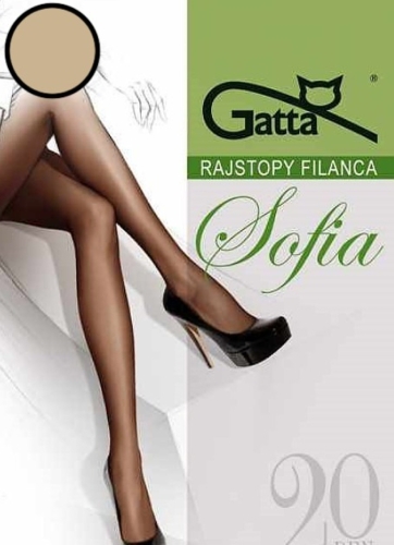 Rajstopy damskie 20 DEN Gatta Sofia beige – ujęcie 2