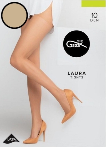 Rajstopy damskie 10 DEN Gatta Laura beige – ujęcie 4