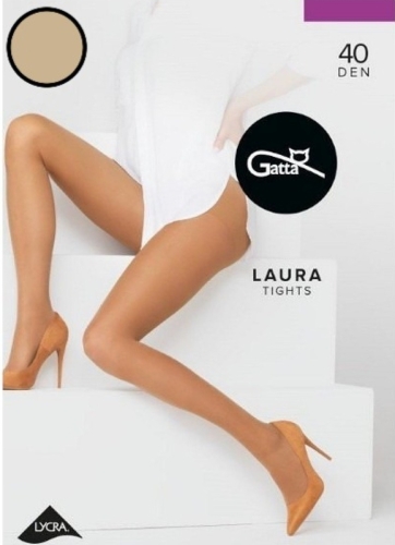 Rajstopy damskie 40 DEN Gatta Laura beige – ujęcie 4