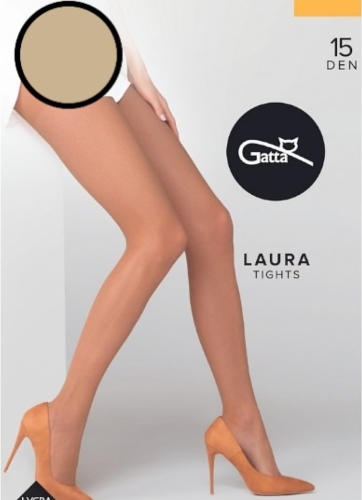 Rajstopy damskie 15 DEN Gatta Laura beige – ujęcie 4