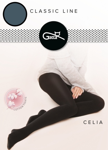 Rajstopy damskie Gatta Celia blu jeans – ujęcie 3