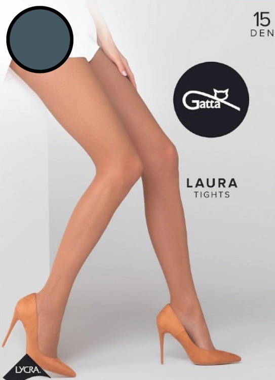 Rajstopy damskie 15 DEN Gatta Laura blu jeans – ujęcie 3