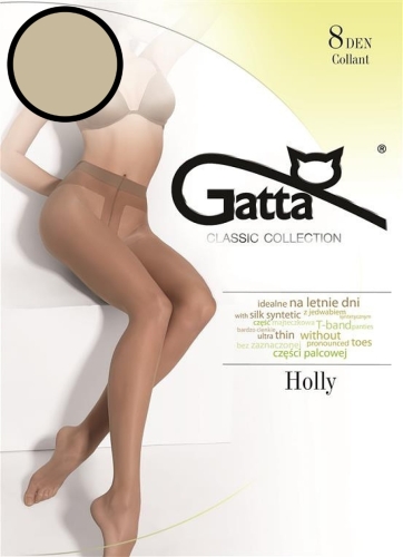 Rajstopy damskie 8 DEN Gatta Holly bronzo – ujęcie 2