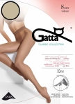 Rajstopy damskie 8 DEN Gatta Eve cienkie bronzo