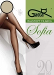 Rajstopy damskie 20 DEN Gatta Sofia cienkie bronzo