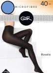 Rajstopy damskie 40 DEN Gatta Rosalia z mikrofibry denim blue