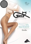 Rajstopy damskie 15 DEN Gatta Estella cienkie grafit