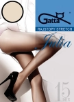 Rajstopy damskie 15 DEN Gatta Julia cienkie latte