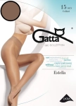 Rajstopy damskie 15 DEN Gatta Estella cienkie mocca