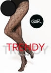 Rajstopy kabaretki Gatta Trendy Yasmine wz.07 nero