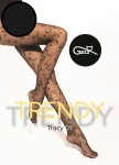 Rajstopy wzorzyste 20 DEN Gatta Trendy Tracy wz.01 nero