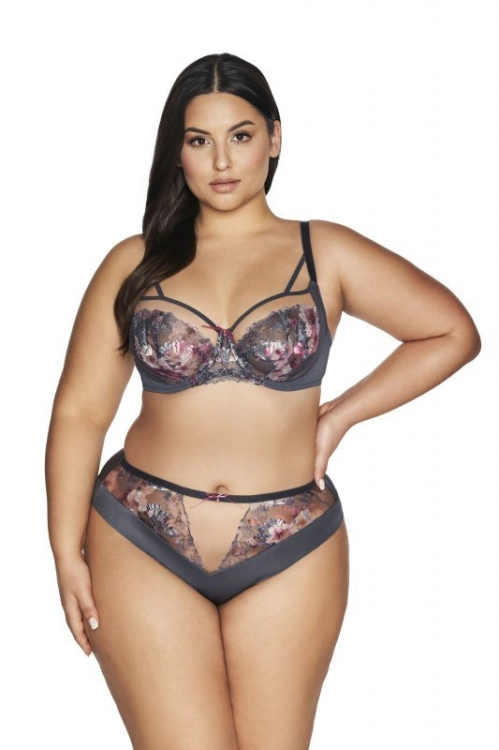 Figi Ava Romance 2123 szare – ujęcie 3