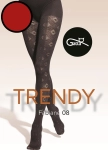 Rajstopy wzorzyste 40 DEN Gatta Trendy Fabiane wz.08 vinaccia