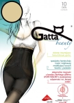 Rajstopy modelujące 10 DEN Gatta Body Total Slim Fusion visone