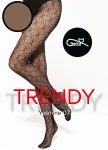 Rajstopy kabaretki Gatta Trendy Yasmine wz.07 moka
