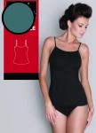 Koszulka Gatta Camisole 42K 610 na cienkich ramiączkach bottle green