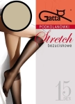 Podkolanówki Gatta Stretch A2 bezuciskowe bronzo