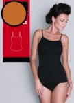 Koszulka Gatta Camisole 42K 610 na cienkich ramiączkach calvados