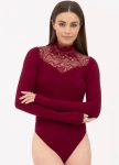 Body Gatta 5038S Eliana z długim rękawem carmine