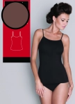 Koszulka Gatta Camisole 42K 610 na cienkich ramiączkach chocolate