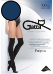 Zakolanówki Gatta 3744 Parigina 300 den z mikrofibry deep navy
