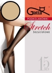 Podkolanówki Gatta Stretch A2 bezuciskowe golden