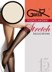 Podkolanówki Gatta Stretch A2 bezuciskowe natural
