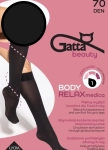 Podkolanówki Gatta Body RELAX medica 70 den nero