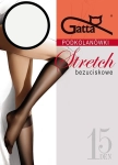 Podkolanówki Gatta Stretch A2 bezuciskowe perla