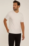 Koszulka De Lafense 828 T-shirt Chandler z krótkim rękawem ecru