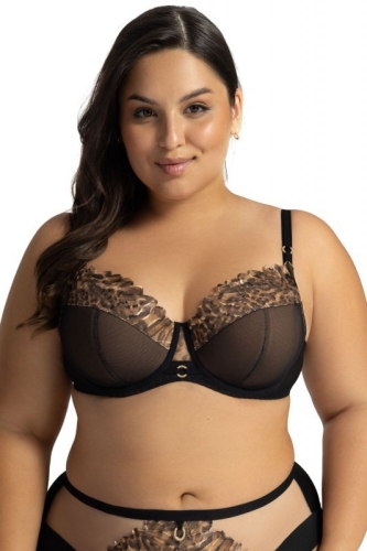 Biustonosz półusztywniany Ava Liana 2143 classy black
