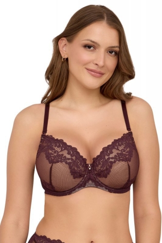 Biustonosz push-up Ava Solene 2232 Chocolate Brown