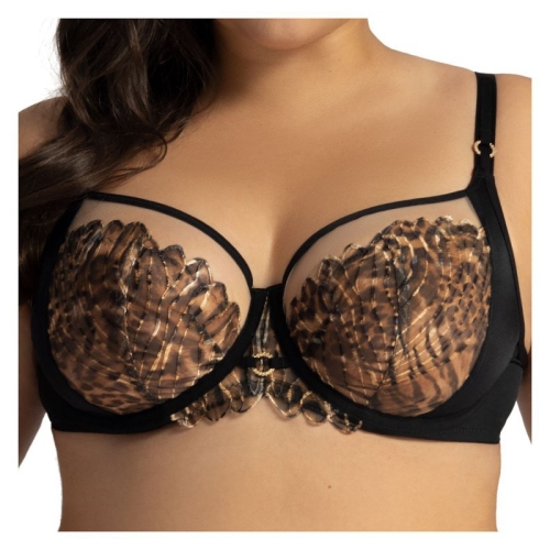 Biustonosz miękki Ava Liana 2144 classy black – ujęcie 2