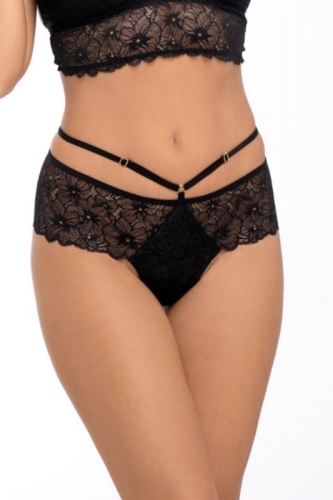 Stringi damskie Babell BBL 166 czarne